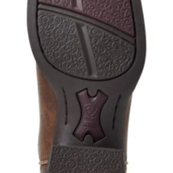 Ariat Red and Brown Heeled Boots - Picture 12 of 12